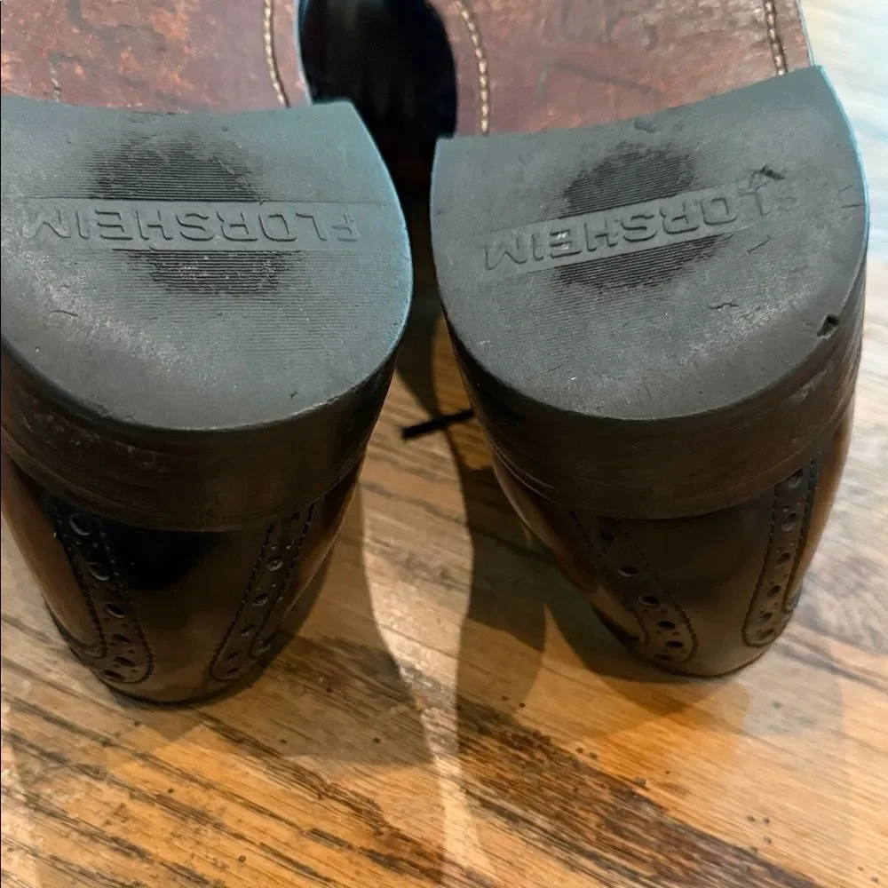 Florsheim Two-Tone Oxford Shoes in Black and Brown